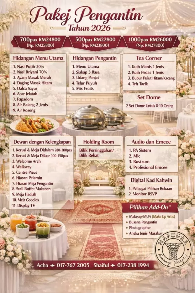 Pakej Kahwin Putrajaya